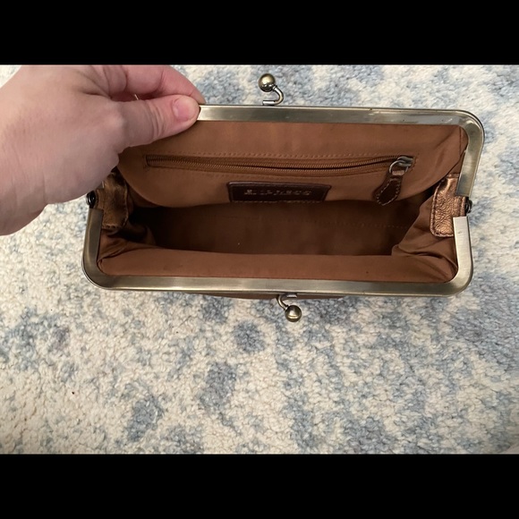Express Brand Bronze Colored Clutch - Picture 4 of 4